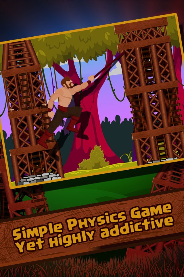 Clash Hero - Rope Swing Adventure screenshot 2