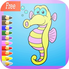 Activities of Cute Sea Animals Coloring Book:learn to paint and drawing easy