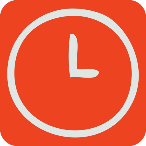 Red FlatClock