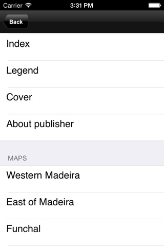 Madeira. Tourist map. screenshot 2