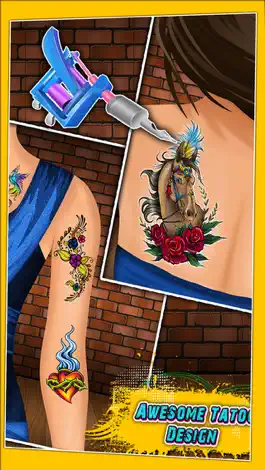 Game screenshot Celebrity Tattoo Design Salon apk