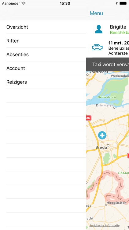 Cabman Mobile - Ritinformatie