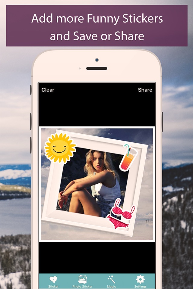 Photo Stickers Maker - Make sticker from photo, pictures and photo shape collage frames free screenshot 4