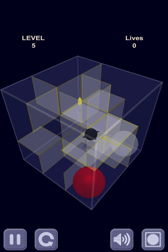 Red ball & Glass maze screenshot 3