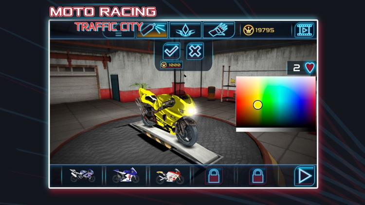 Moto Racing: Traffic City FREE screenshot-4