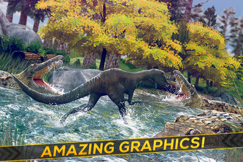 Dino Life . Jurassic Dinosaur Hopper Simulator Games For Free screenshot 3