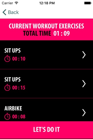 Abs Core workout – personal trainer screenshot 2