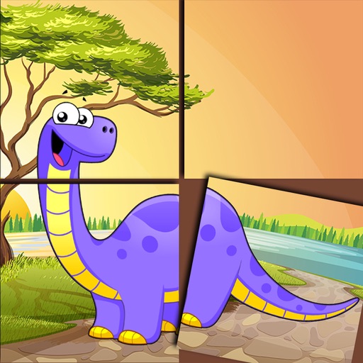 Dinosaurs Jigsaw Puzzle Games For Kids Icon