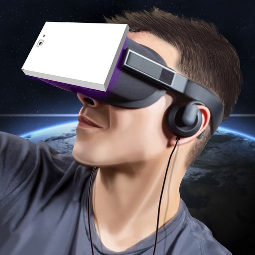 Screen Virtual Reality 3D Joke Icon