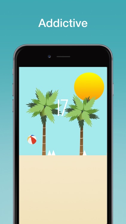 Summer Beach Ball Champion: Tap to Bounce, Avoid the Spikes! screenshot-3