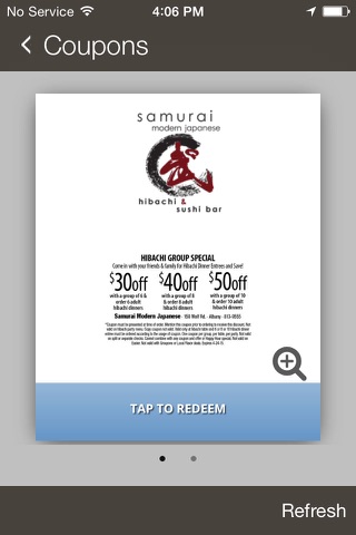 Samurai Japanese Restaurant screenshot 3