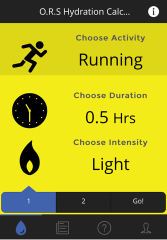 O.R.S. Hydration Calculator - náhled