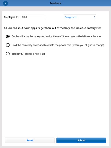 Questionnaire for iPad screenshot 3
