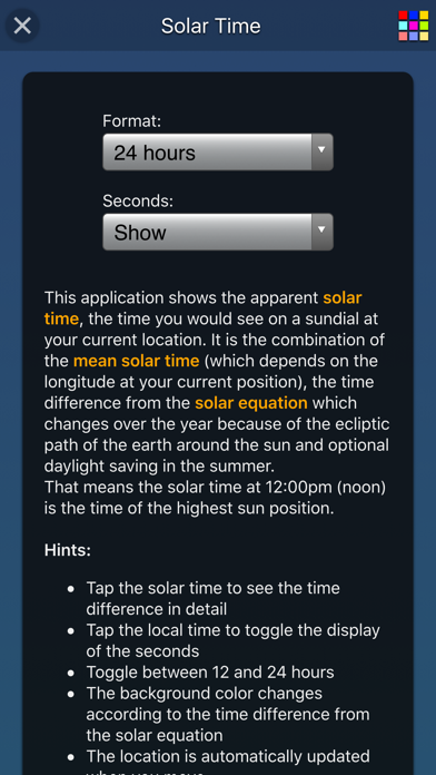 Solar Time Screenshot 3