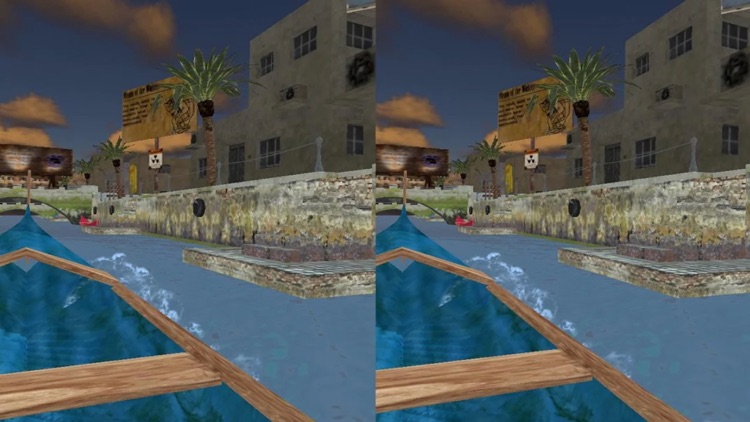 VR City Boat Stream : 3D Virtual Reality Game 2017 screenshot-4