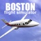 Explore beautiful Boston by air in this flight simulator