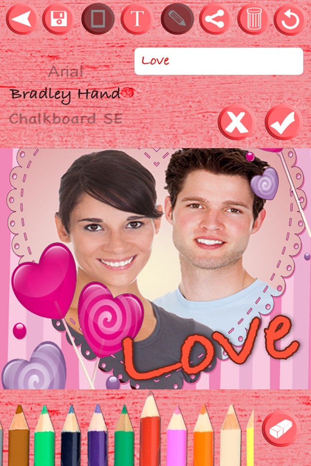 Valentine love frames - Photo editor to put your Valentine love photos in romantic love frames screenshot 3
