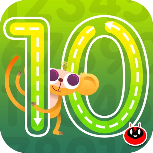 Five Monkeys 123: Kids Learn to Write Numbers icon