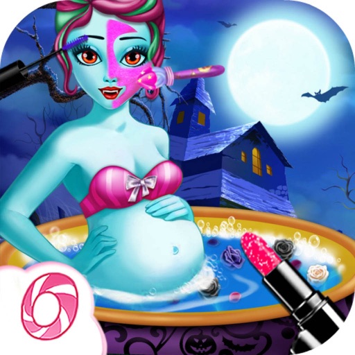 Halloween Pregnant SPA-Monster&Salon&Beauty&Mommy and Baby Icon