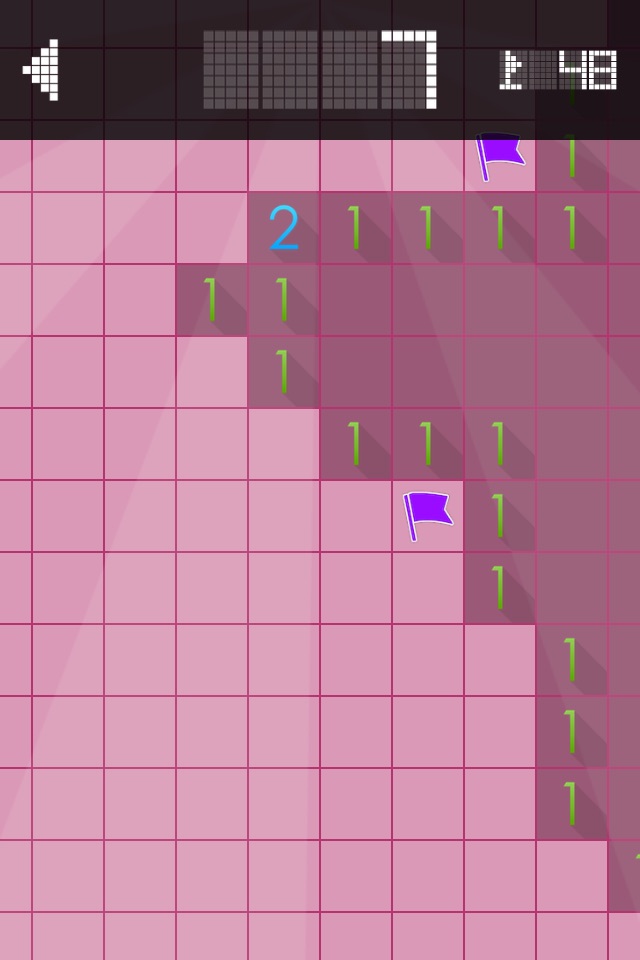 Minesweeper. Black screenshot 2