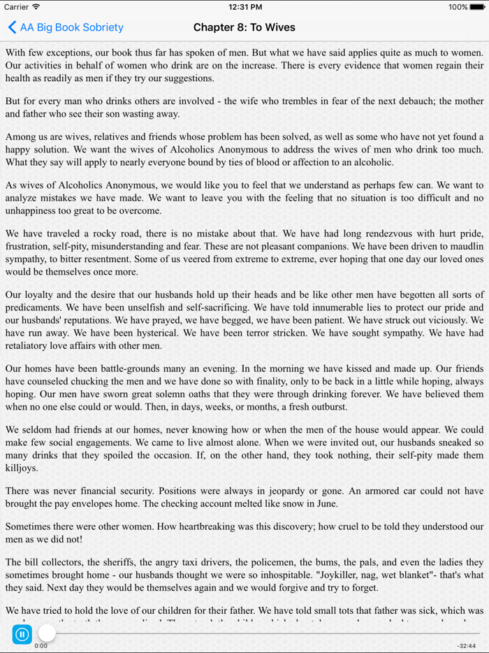 AA Big Book Sobriety