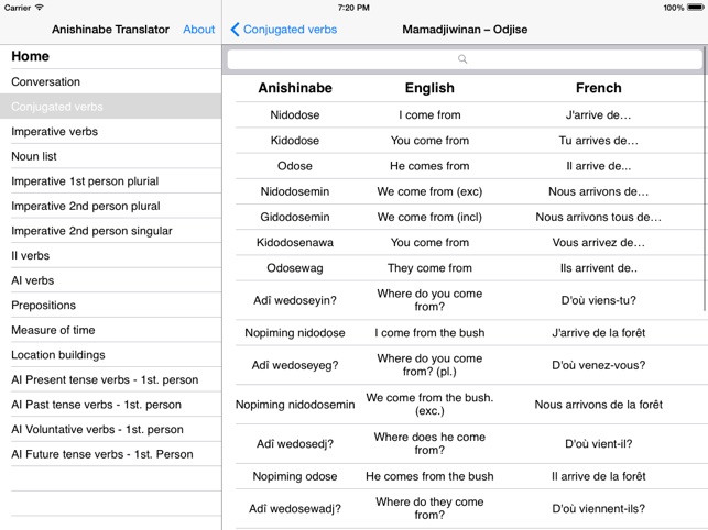 Anishinabe Translator V2 IPad(圖2)-速報App