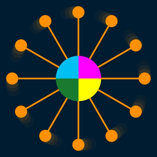 Spinny Circle Color - Shoot Dots to Wheel