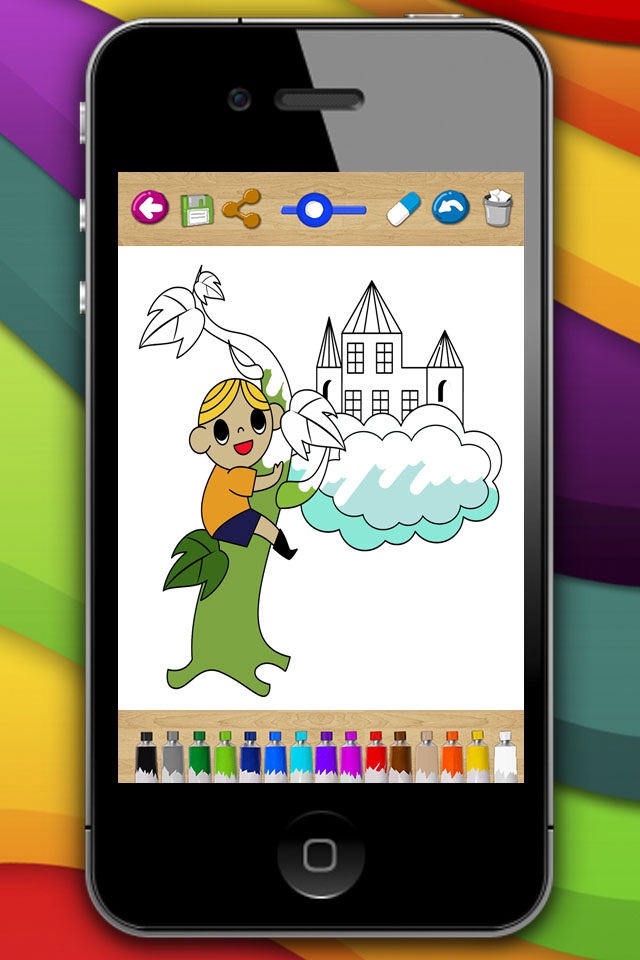 Tales coloring book & paint fables screenshot 3