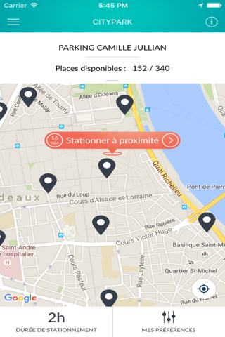 Citypark - se garer à Bordeaux, Dijon, Metz screenshot 2