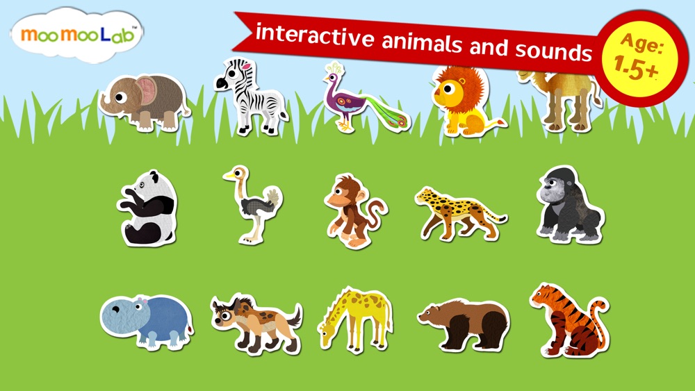 Zoo Animals - Animal Sounds, Puzzles and Activities for Toddlers and Preschool Kids by Moo Moo Lab hack tool