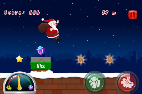 Santas Rooftop Run screenshot 2