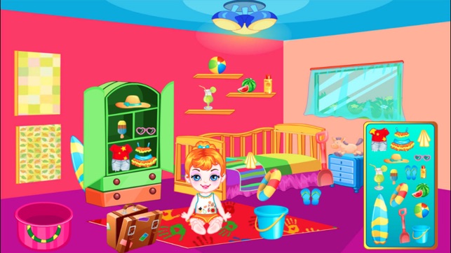 Baby Beach Friends free makeover HD game