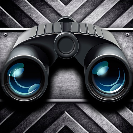 iBinoculars 32X Digital Zoom Pro + Super Private Folder And Camera Magnifying Glass