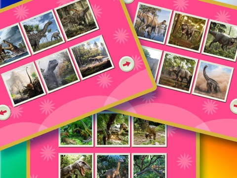 Скриншот из Puzzle Game About Dinosaur - 宝宝 幼儿 儿童最爱的侏罗纪 恐龙 拼图游戏