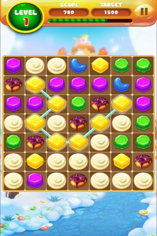 Cookie Link Sweet Puzzle screenshot 2