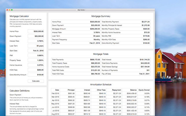 My Mortgage Calculator