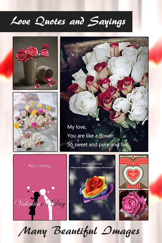 Love Quotes & Sayings - Romantic, Cute & Flirty Texting on Photos screenshot 2