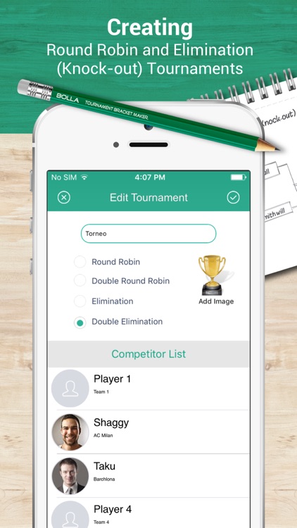 Bolla - Tournament Bracket Maker, Round Robin, Elimination Tournament Generator screenshot-4