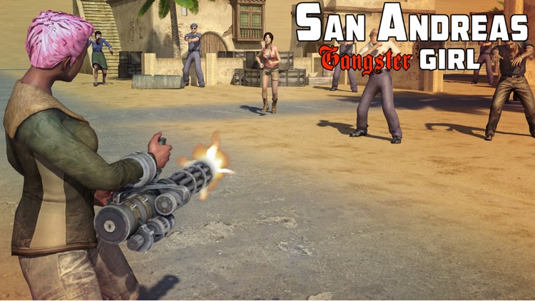 San andreas gangster girl 3D screenshot-3