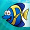 Jumpy Yellow Stripe Fish Adventure - FREE - 3D Swim & Splash Coral Reef Race