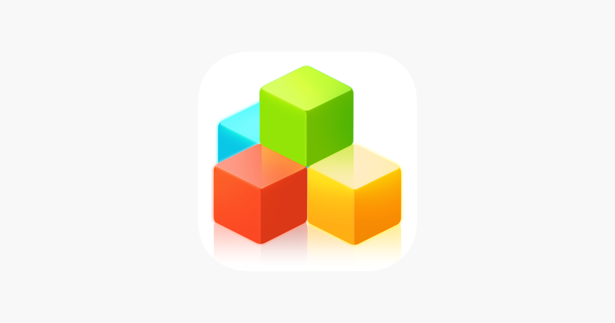 ‎geometry Blocks Blitz - Trivia Game Of Switch Color Cubes To Clash 