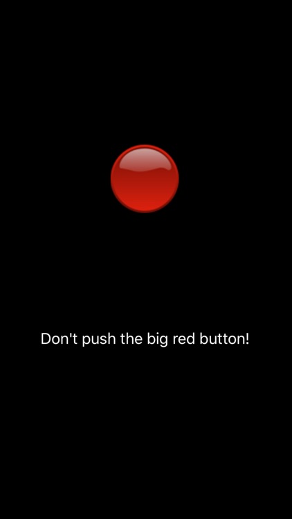 Don't push the red button: the famous game! You won't be able to stop !