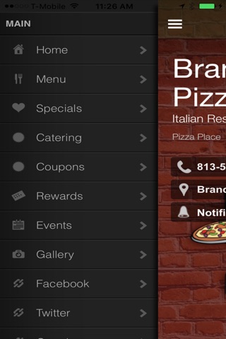 Brandon Pizzeria screenshot 2