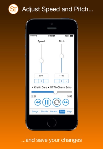 SongTool: Change Speed & Pitch, Loop Audio screenshot 3
