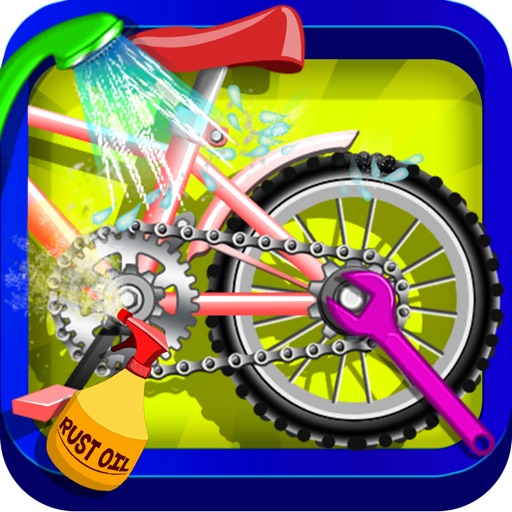 Cycle Repair Shop – Cleanup & repair kids bike in this little mechanic game iOS App