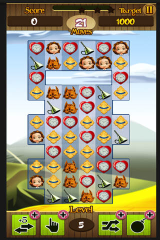 Match 3 Quest – Wizard of OZ Edition screenshot 2