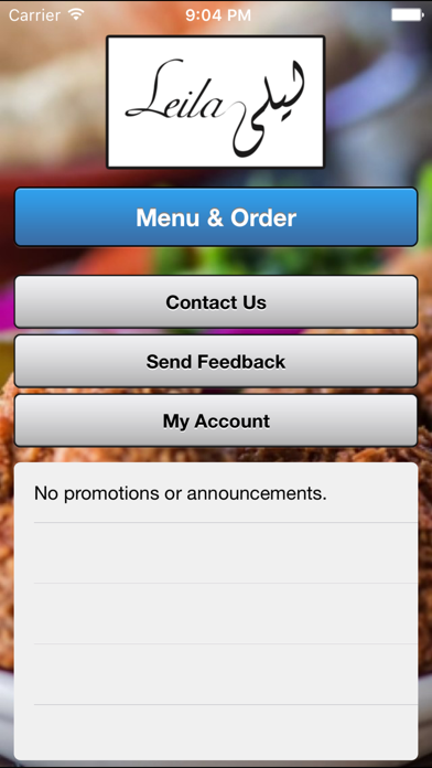 How to cancel & delete Leila Restaurant from iphone & ipad 1