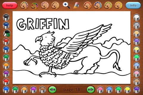 Coloring Book 29: Mythical Creatures screenshot 3