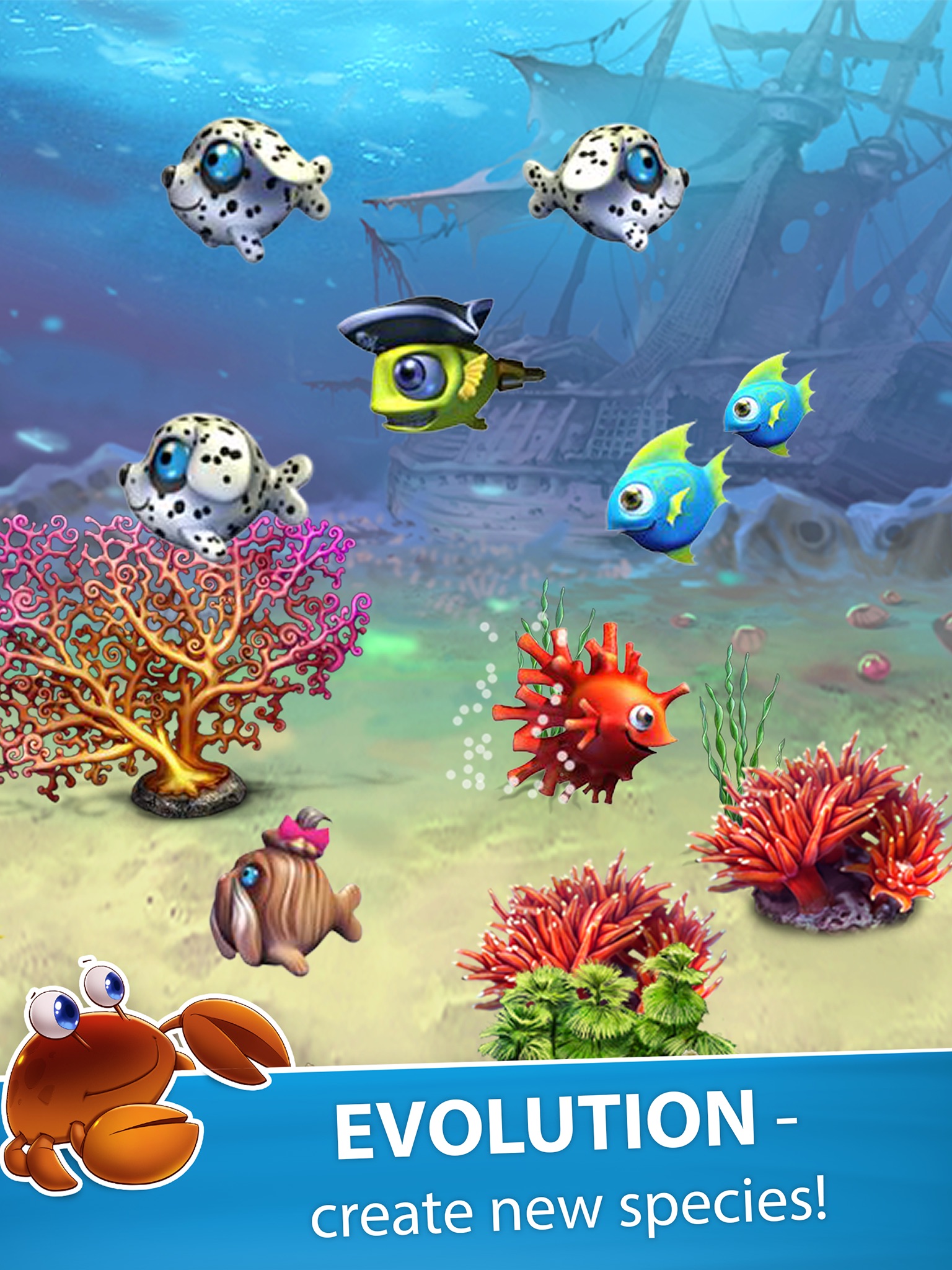 Fantastic Fishies HD - Your personal free aquarium right in your pocket screenshot 2