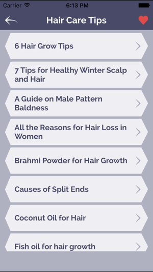 Hair Care Tips Hair Fall Control Regrowth Guide On The App Store